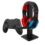 EgoGear SBP30-NS-BK periferica di gioco Nero, Blu, Rosso Bluetooth Gamepad + cuffie Digitale Nintendo Switch OLED, PC