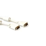 ACT High quality DVI-D Dual Link connection cable male-male 1.8 m cavo DVI 1,8 m Avorio