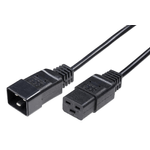 Microconnect PE141520 cavo di alimentazione Nero 2 m Accoppiatore C20 Accoppiatore C19