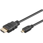 LINK SELECTED Goobay 53786 cavo HDMI 3 m HDMI tipo A (Standard) HDMI tipo D (Micro) Nero