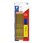 Staedtler Matite HB Noris 120 Confezione Grande  1 evidenziatore