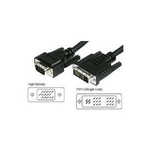 Microconnect 50989 cavo e adattatore video 1 m DVI-I Nero