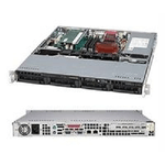 Supermicro CSE-813MFTQC-350CB portacomputer Rack Nero 350 W