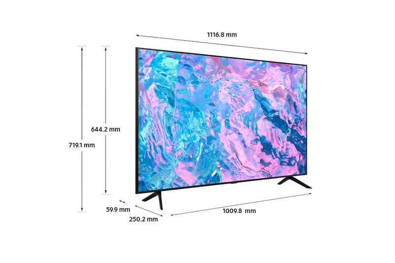 Samsung-Series-7-TV-UE50CU7170UXZT-Crystal-UHD-4K-Smart-TV-50--Processore-Crystal-4K-OTS-Lite-Black-2023