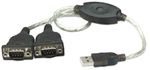 Manhattan-174947-cavo-seriale-Nero-045-m-USB-A-DB9