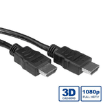 Value 11.99.5544 cavo HDMI 75 m HDMI tipo A Standard Nero (VALUE HDMI High Speed Cable  Ethernet M/M black 7.5m)