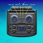 NGS-WILD-DUB-1-Altoparlante-portatile-stereo-Nero-300-W