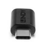 Lindy-41893-adattatore-per-inversione-del-genere-dei-cavi-USB-3.2-Type-C-Nero--USB-3.2-Type-C-to-C-Adapter---Warranty-12