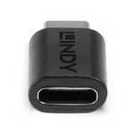 Lindy-41893-adattatore-per-inversione-del-genere-dei-cavi-USB-3.2-Type-C-Nero--USB-3.2-Type-C-to-C-Adapter---Warranty-12