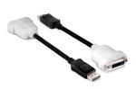 Eingang-DisplayPort-Stecker-Ausgang-DVI-D-Buchse--Club-3D-DisplayPort-auf-DVI-D-Passiver-Adapter--Konform-der-DisplayPor