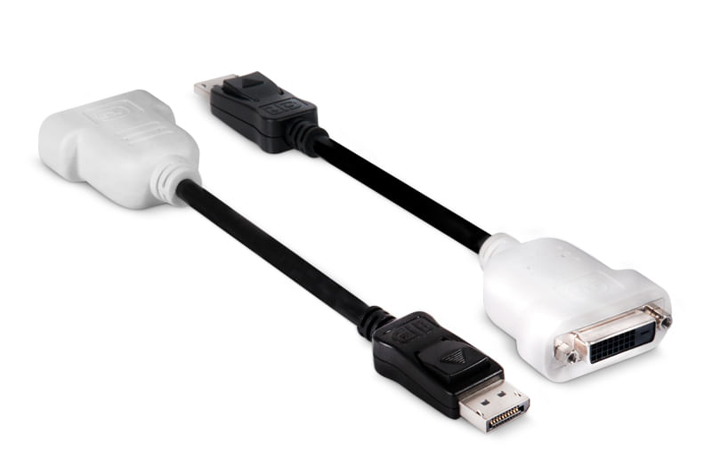 Eingang-DisplayPort-Stecker-Ausgang-DVI-D-Buchse--Club-3D-DisplayPort-auf-DVI-D-Passiver-Adapter--Konform-der-DisplayPor