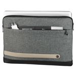 Hama-Terra-396-cm-15.6-Custodia-a-tasca-Grigio--Hama-Terra-Laptop-Sleeve-Up-to-15.6-Padded-Compartment-Front-Pocket-Grey