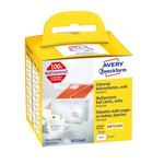 Avery Zweckform Avery AS0722440 etichetta autoadesiva Rettangolo Permanente Bianco 320 pz