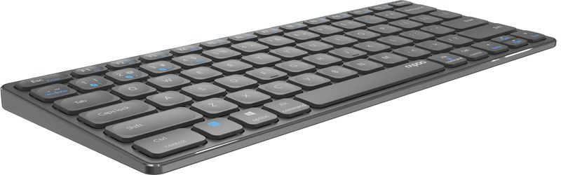 Rapoo-E9600M-tastiera-RF-senza-fili--Bluetooth-QWERTY-Tedesco-Grigio