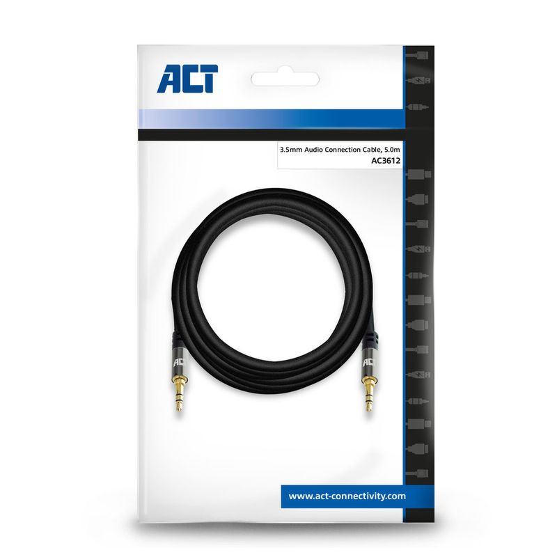 Cavo-audio-ACT-AC3612-5-m-35-mm-Nero