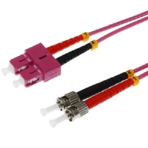 Cavo-patch-in-fibra-ottica-Helos-SC-ST-duplex-50-125m-OM4-viola-erica-30m