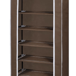 Scarpiera-in-Tessuto-Richiudibile-57-x-29-x-162-cm-Marrone