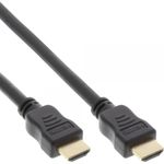 InLine Cavo HDMI ad alta velocità con Ethernet - Premium - 4K2K - ST-ST - nero - 05 m