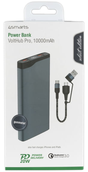 Power-Bank-4smarts-VoltHub-Pro-10000mAh-225W-con-ricarica-rapida