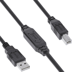 InLine Cavo attivo USB 2.0 - da spina USB-A a spina USB-B - 10 m