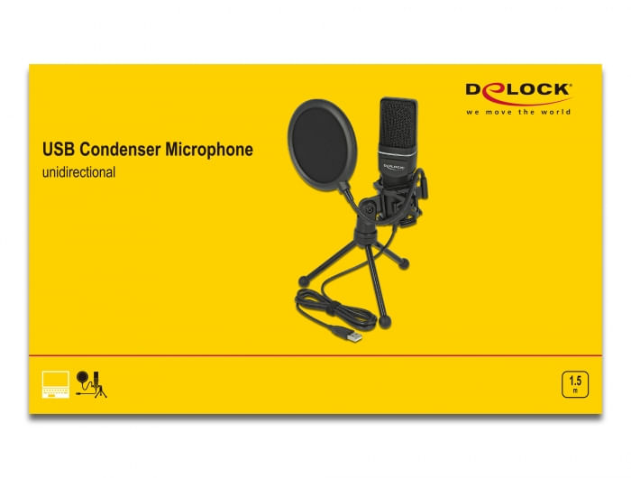 Delock-Set-microfono-a-condensatore-USB---per-podcast-giochi-e-canto