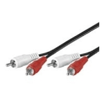 Goobay Wentronic goobay AVK 128-2000 - Audiokabel - RCA (M) bis RCA (M) - 20,0m - rund (50341)