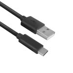 ACT AC7350 Cavo USB 1 m USB 2.0 USB C USB A Nero