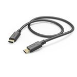 Hama USB-C to USB-C Quick Charging Cable USB 2.0 1 Metre Black