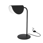 Maytoni Lampada Da Tavolo Moderno Mollis Metallo Nero Acrilico 1 Luce G9 7W