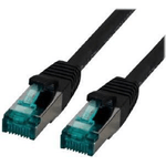 M-Cab 3906 cavo di rete Nero 5 m Cat6a SF/UTP S-FTP (CAT6A SFTP RJ45 LSZH 5M BK - 10GBIT PATCH CABLE CU SHIELDED)