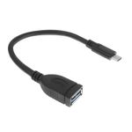 ACT AC7340 cavo USB USB 3.2 Gen 1 (3.1 Gen 1) 0,2 m USB C USB A Nero