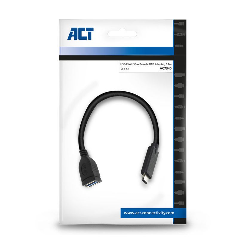 ACT-AC7340-Cavo-USB-02-m-USB-3.2-Gen-1--3.1-Gen-1--USB-C-USB-A-Nero