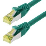 Helos S/FTP (PIMF) CAT 6a 7.5m cavo di rete Verde 7,5 m Cat6a S/FTP (S-STP)