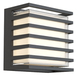 Maytoni Lampada Da Parete Moderna Da Esterno Alluminio Nero Luce 10W Ip65