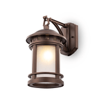 Maytoni Lampade Da Parete Vintage Da Esterno Alluminio Marrone 1 Luce E27 60W Ip44