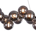 Lampadario-Contemporaneo-Dallas-Metallo-Cromo-25-Luci-Diffusori-Vetro-FumA-