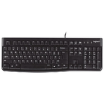 Logitech K120 Corded Keyboard tastiera Universale USB QWERTY US International Nero