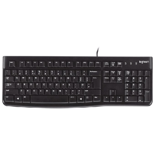 Logitech-K120-Corded-Keyboard-tastiera-USB-QWERTY-US-International-Nero