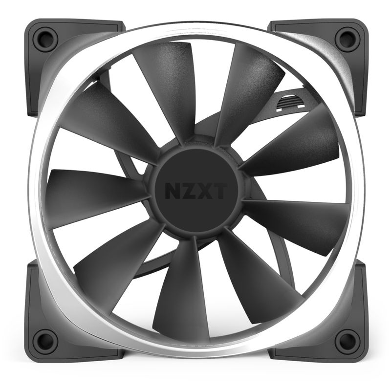 Ventola-per-case-NZXT-Aer-RGB-da-140-mm-bianco-nero-confezione-da-2