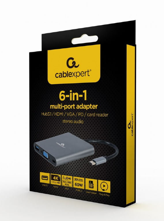 Adattatore-multiporta-6-in-1-USB-Type-C-CableXpert-A-CM-COMBO6-01