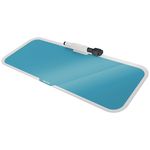 Leitz 52690061 sottomano Vetro Blu (Leitz Cosy Glass Desk Notepad Calm Blue)