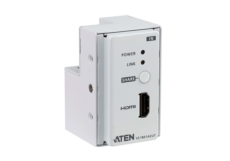 ATEN-Trasmettitore-HDMI-HDBaseT-Lite-con-placca-a-parete-EU---PoH