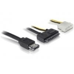 DeLOCK Power Over eSATA cable - Power Over eSATA-Kabel - 11-polig USB/eSATA - interne Stromversorgung 4-polig SATA-Ansch