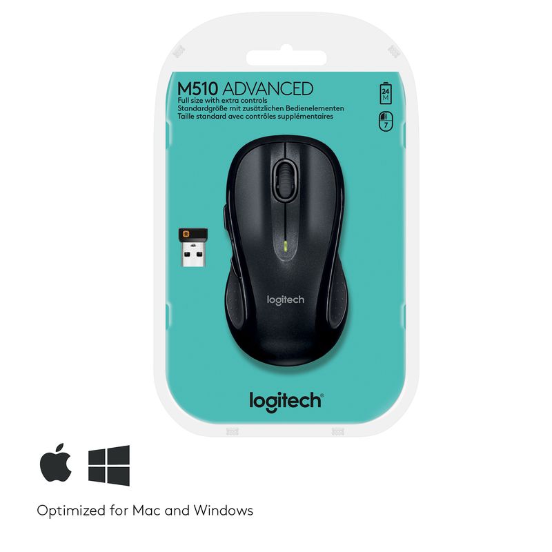 Logitech-M510-mouse-RF-Wireless-Laser