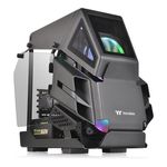 Thermaltake AH T200 - Tower - micro ATX - ohne Netzteil (PS/2) - Schwarz - USB/Audio (CA-1R4-00S1WN-00)