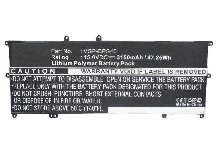 CoreParts-MBXSO-BA0041-ricambio-per-laptop-Batteria--Laptop-Battery-for-Sony-47Wh---Li-Pol-15V-3150mAh-Black---47Wh-Li-P