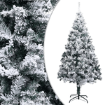 Albero di Natale Artificiale con Neve Verde 210 cm in PVC