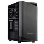 Silverstone SETA A1 Midi Tower Nero Titanio (Silverstone Seta A1 ATX Mid-Tower - Black Grey Tempered Glass)