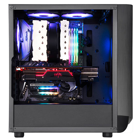 Silverstone-SETA-A1-Midi-Tower-Nero-Titanio--Silverstone-Seta-A1-ATX-Mid-Tower---Black-Grey-Tempered-Glass-