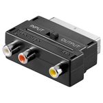 Goobay Wentronic goobay - adattatore video/audio - RCA x 3 (W) a SCART (M) (50122)